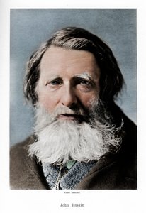 John Ruskin, Engelse criticus, dichter en kunstenaar, c1880s door Barraud