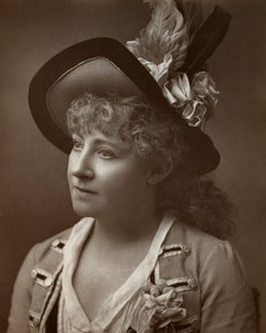 Lydia Thompson, Britse danseres, actrice en theaterproducent, 1886 door Barraud
