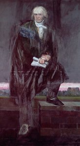 Portret van Beethoven (onvoltooid) door Barry Fantoni