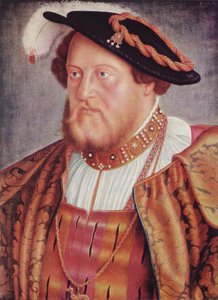 Duits: Portret van Ottheinrich, prins van Palts Portret van Ottheinrich, prins van Palts door Barthel Beham