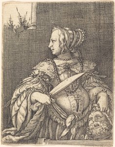 Judith met het Hoofd van Holofernes door Barthel Beham