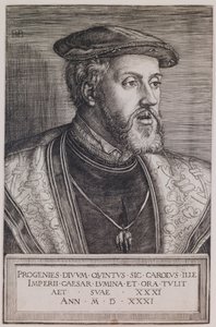 Portret van Charles Quint door Barthel Beham