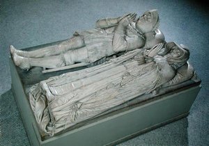 Beeld van Anne de Montmorency (1493-1567) Constable en Maarschalk van Frankrijk en Madeleine van Savoye (1510-86) Hertogin van Montmorency door Barthelemy Prieur