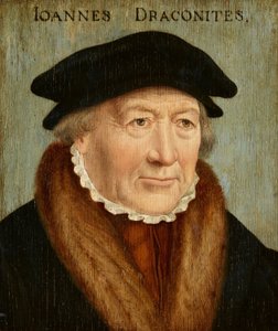 Portret van Johannes Draconieten door Bartholomaeus Bruyn the Elder