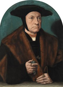Portret van een man uit de familie Weinsberg door Bartholomaeus Bruyn the Elder