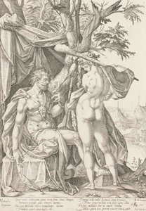 Hercules en Omphale, 1590
