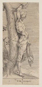 Sint Sebastiaan door Bartholomaeus Spranger