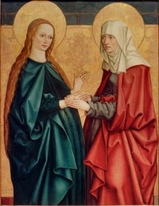 Bezoek van Maria door Bartholomäus Zeitblom
