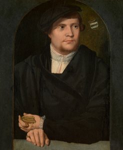 Portret van een man door Bartholomaeus the Elder Bruyn