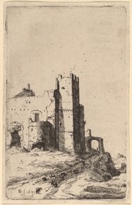 De Stad Leoni, nabij Frascati door Bartholomeus Breenbergh