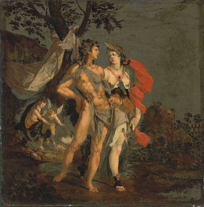 Sine Baccho et Cerere friget Venus door Bartholomeus Spranger