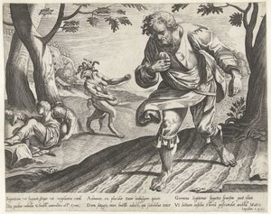 Gelijkenis van het onkruid tussen het koren door Bartholomeus Willemsz. Dolendo (attributed to)
