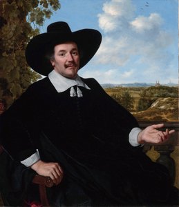 Portret van Lucas van Beeck (ca. 1602-1657) (waarschijnlijk) door Bartholomeus van der Helst