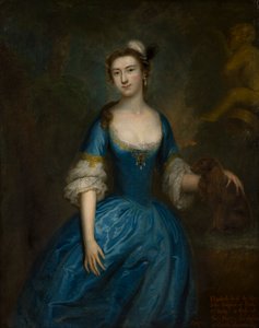 Portret van Elizabeth Simpson, Lady Bridgeman (1735-1806), ca. 1753-55