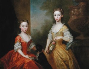 De dochters van Scrope Egerton, 5e Graaf & 1e Hertog van Bridgewater, ca. 1734