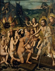 Afdaling van Christus in het voorgeborchte