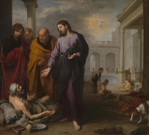 Christus geneest de Verlamde bij het Bad van Bethesda, 1667-1670