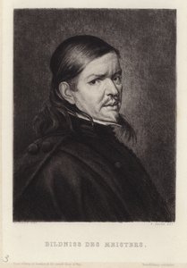 Portret van Bartolome Esteban Murillo door Bartolomé Esteban Murillo