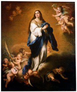 De Tenhemelopneming van de Heilige Maagd Maria, tussen 1645 en 1655 door Bartolomé Esteban Murillo