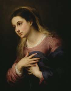 De Maagd van de Aankondiging door Bartolomé Esteban Murillo