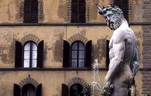 De fontein van Neptunus, 1560-75 door Bartolomeo Ammannati