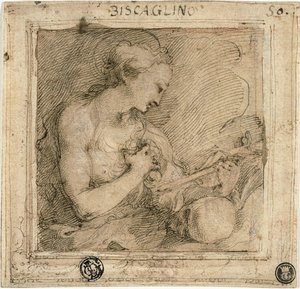 Maria Magdalena door Bartolomeo Biscaino