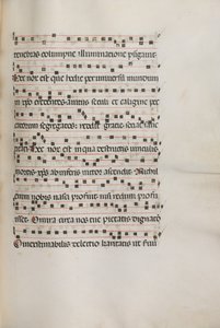 Missaal: Fol. 155: Muziek voor Exultet, 1469