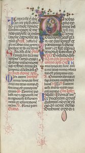 Missaal: Fol. 262: Sint Thomas, 1469 door Bartolomeo Caporali