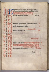 Missale: Fol. 4r: Maart kalenderpagina door Bartolomeo Caporali