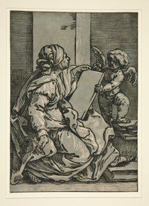 Een Sibylle door Bartolomeo Coriolano
