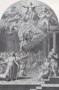 Plaat 40: de scheiding van de uitverkorenen van de verworpenen door Bartolomeo Crivellari, Gabriel Söderling
