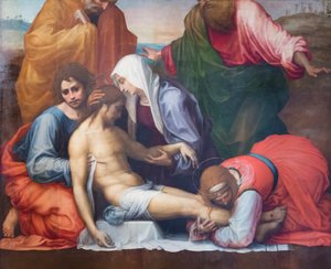 Rouw over de dode Christus