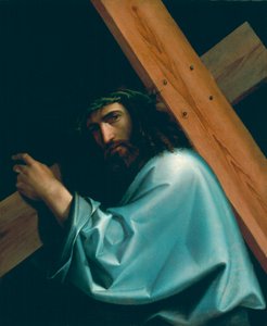 Christus draagt het kruis