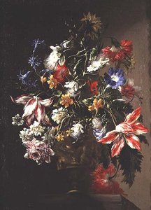 Boeket bloemen door Bartolomeo Perez
