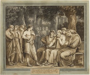 Telemachus Beschrijft Hoe Hij Toegelaten Werd tot de Vergadering in Kreta, uit De Avonturen van Telemachus, Boek 5