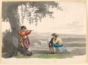 Twee herders in de Campagna