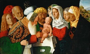 De besnijdenis van Christus door Bartolomeo Veneto