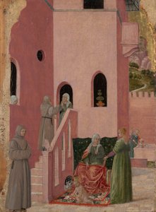 De geboorte van Sint Thomas van Aquino door Bartolomeo degli Erri