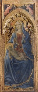 Aanbidding van het Kind door Bartolomeo di Tommaso da Foligno