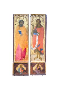 St. Petrus en st. Johannes de Doper; een apostel en st. Paulus