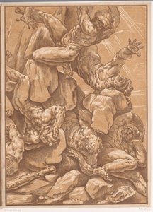Val van de giganten (vierde deel) door Bartolommeo Coriolano