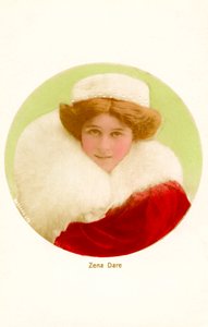 Zena Dare, Engelse actrice, begin 20e eeuw door Bassano Studio