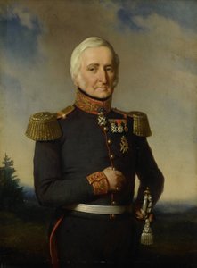 Huibert Gerard Baron Nahuys van Burgst (1782-1858). Lid van de Raad van Nederlands Oost-Indië, in het uniform van generaal-majoor titulair door Bastiaan de Poorter