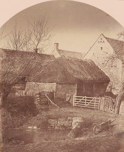Boerderij, Prestbury bij Cheltenham, ca. 1855 (foto)