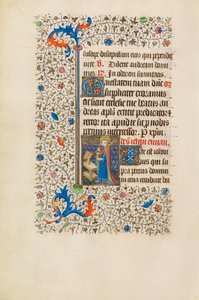 Johannes de Evangelist met de vergiftigde kelk door Bedford Master