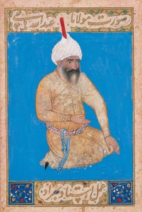 Portret van de Perzische dichter Hatefi, ca. 1510-1511 door Behzad,