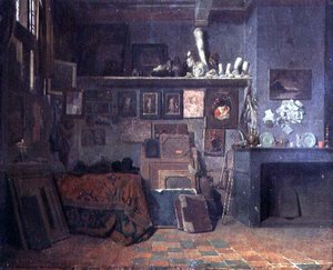 Interieur van een Kunstenaar