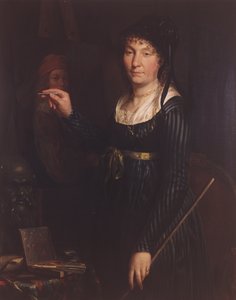 Portret van een Kunstenaar (Zelfportret?) 1800 door Belgian School