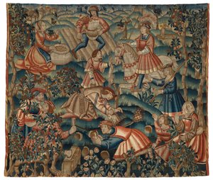 Wandtapijt, Maand September, mogelijk uit Vlaanderen