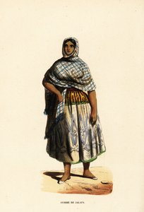 Vrouw uit de stad Xalapa, Veracruz, Mexico door Belgian School